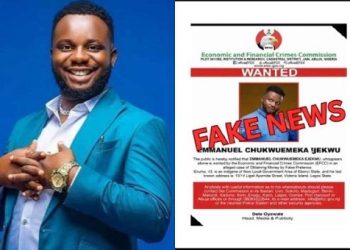 EFCC debunks ‘wanted’ poster of comedian Sabinus