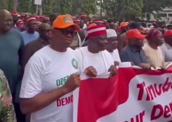 #OccupyINEC: Atiku, Obi, Kwankwaso, others join ADC rally over INEC decisions