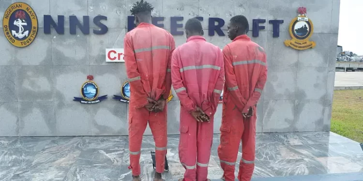 Navy hands over 3 Ghanaian stowaways to Immigration in Lagos