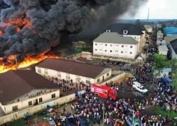 Fire guts Nigerian Breweries Aba warehouse, no casualties