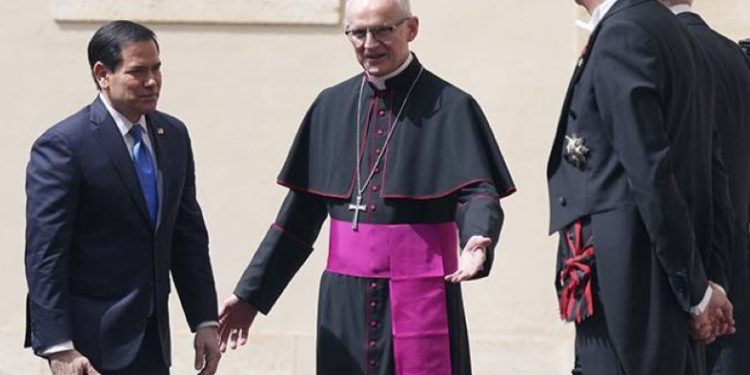 US diplomat meets Pope Leo XIV in bid to ease tensions