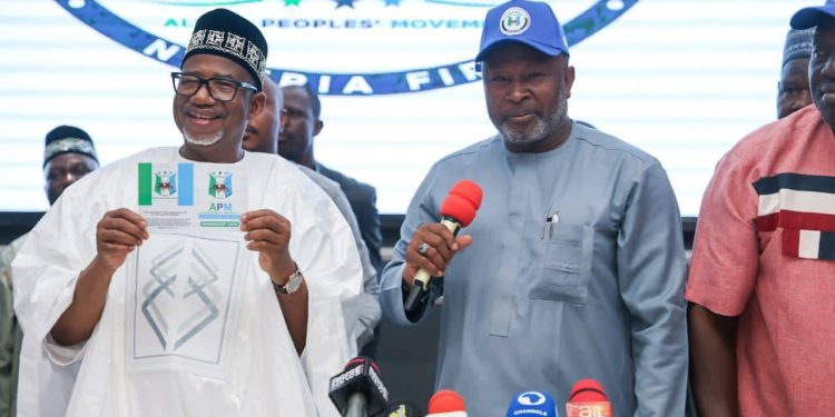 Bauchi governor, loyalists dump PDP for APM