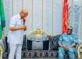 Akwa Ibom governor consults Akpabio over 2027 re-election bid
