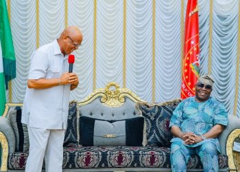 Akwa Ibom governor consults Akpabio over 2027 re-election bid
