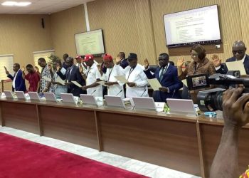 Soludo reshuffles power structure, swears in 18 Commissioners