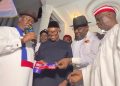 BREAKING: Peter Obi, Kwankwaso join NDC, receive membership cards