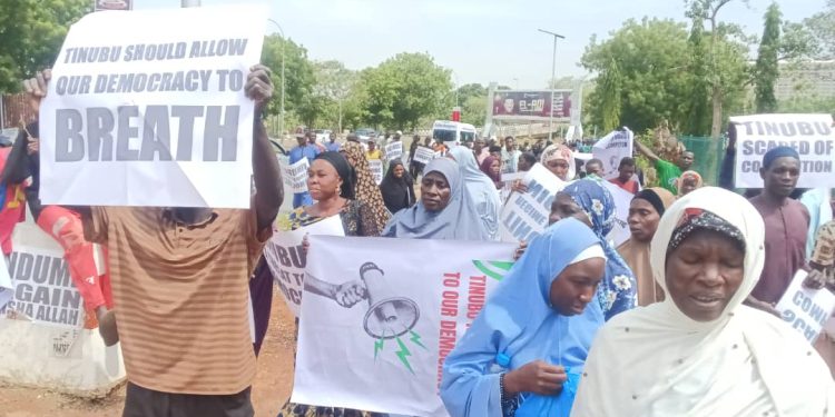 Protest rocks Federal High Court over deregistration of opposition parties