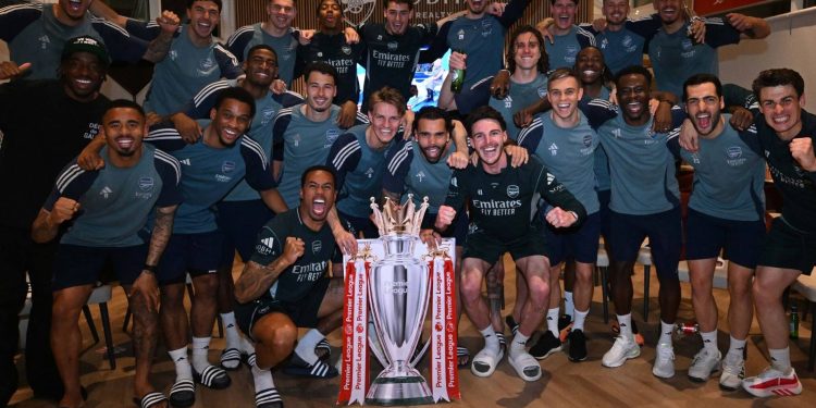 Arsenal win Premier League title after Man City draw
