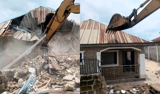 Oyo govt demolishes house linked to Adelabu family kidnap case