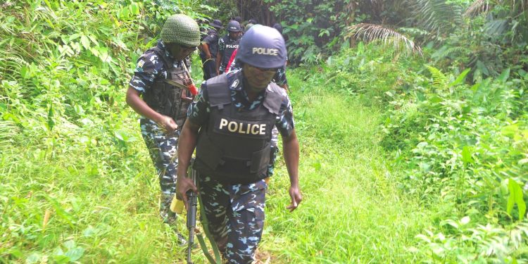 Imo Police comb forests with drones, rescue kidnapped victim