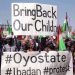Protesters defy rainfall, storm Oyo govt house over abduction