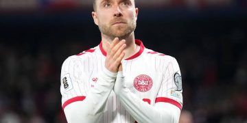 Denmark’s Eriksen ‘doing well’ after collapsing during friendly