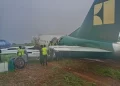 Enugu Air aircraft skids off runway at Benin airport