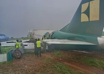 Enugu Air aircraft skids off runway at Benin airport