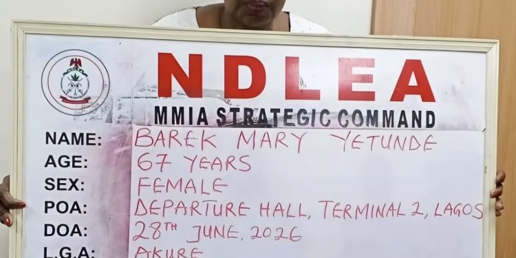 NDLEA arrests 67-year-old with 13kg of cocaine in fake plantain