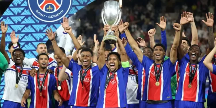 PSG beat Aston Villa 2-1 to retain UEFA Super Cup