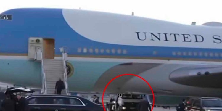 Trump hides in catering truck to evade alleged Iran threat