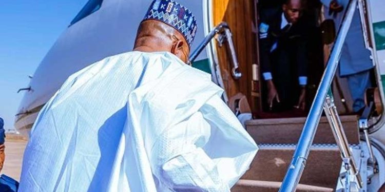 Shettima departs Abuja for AU Peace Summit in Angola