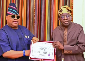 Tinubu, Adeleke hold closed-door meeting at Aso Rock Villa