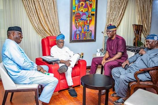 Obasanjo, Makinde, Fayemi, Oyinlola in closed-door talks in Abeokuta