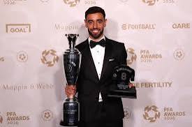 Bruno Fernandes wins 2026 PFA Players’ Player of the Year award