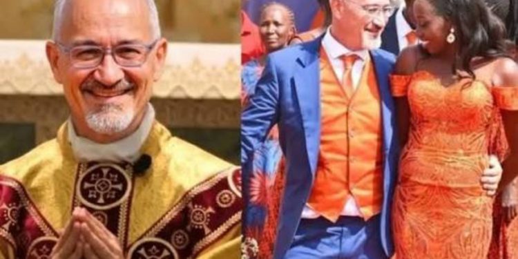 Italian priest quits priesthood, marries Kenyan woman in traditional ceremony