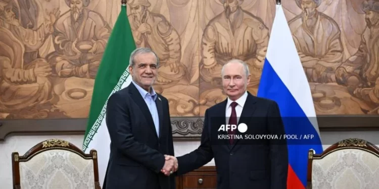 Iran President thanks Putin for Russia’s stance in war with US