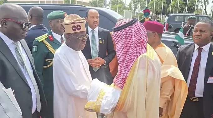 Tinubu jets to Makkah for Umrah