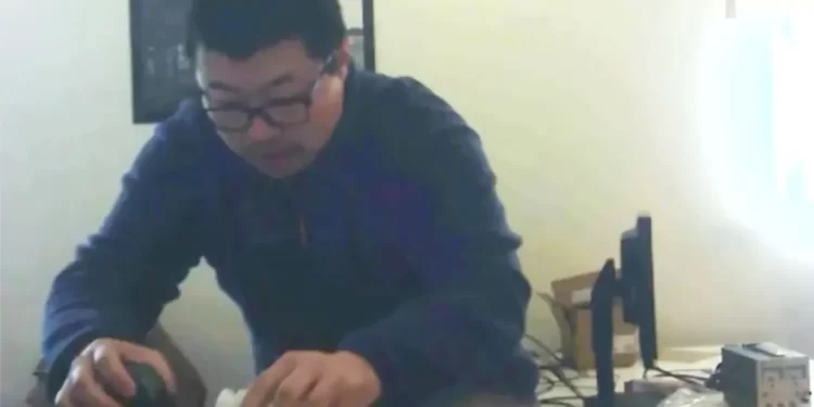 US engineer caught on camera poisoning colleague’s water bottle